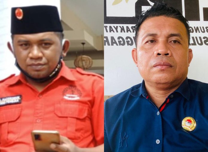 Dewan Pembina AP2 Sultra, La Ode Hasanuddin Kansi dan Gubernur LIRA Sultra, Karmin.